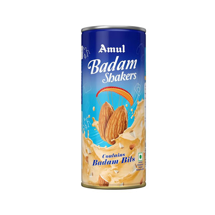 Amul Kool Milk Shake Can Badam Flavour 